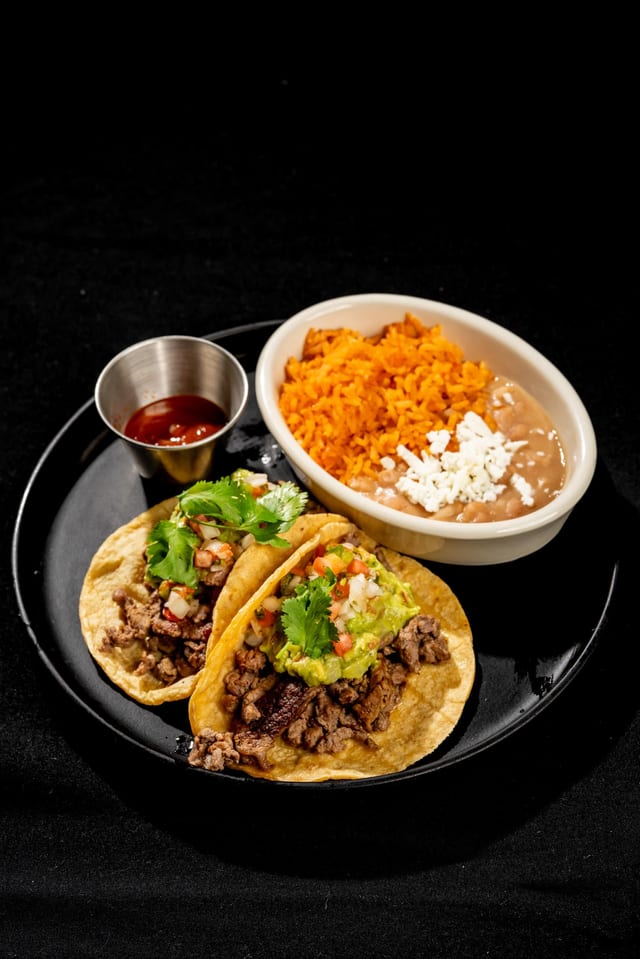 Asada Steak Tacos.