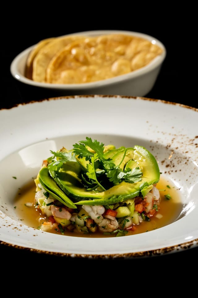 Shrimp Ceviche.